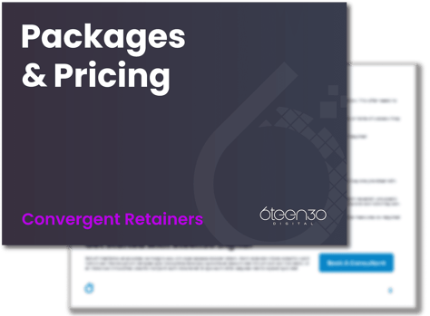 6teen30 - Convergent Marketing - Packages and Pricing