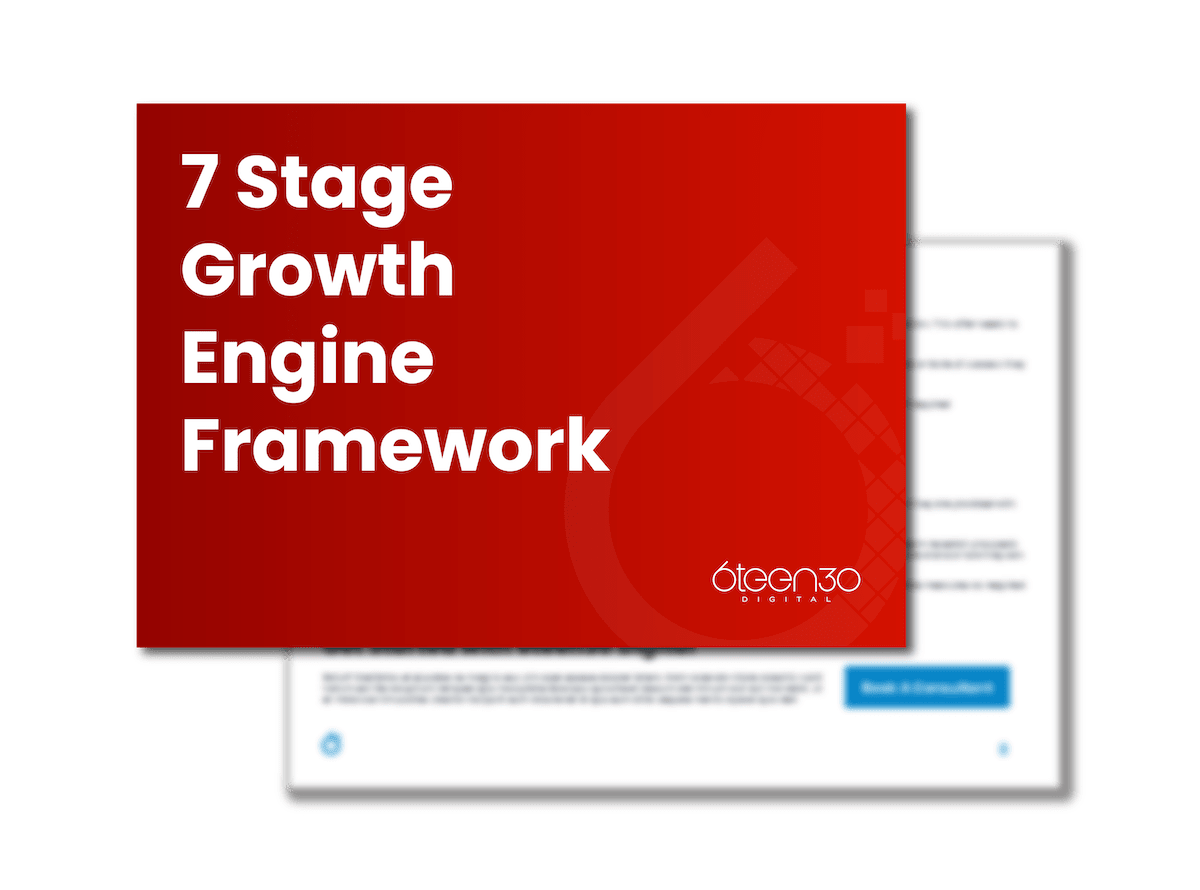 6teen30 Digital - Digital Strategy - 7 Stage Growth Engine Framework